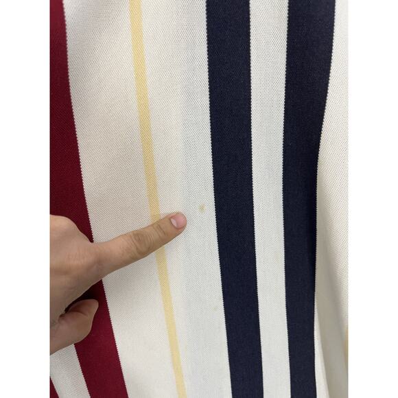 Vtg 90s Preppy Old Money Rugby Equestrian Striped Polo XL Y2K Classic Hip Hop - Picture 2 of 14